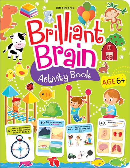 Brilliant Brain Activity Book for Kids Age 6+