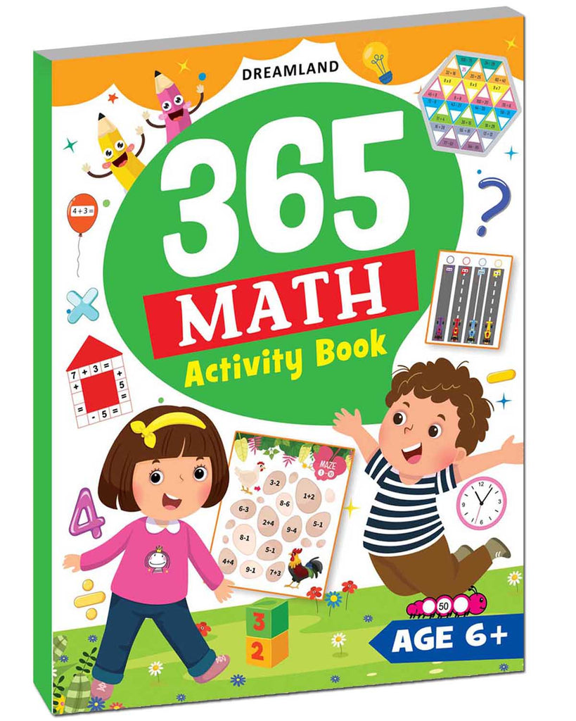 365 Maths Activity Book for Kids Age 6+ with Interesting Activities