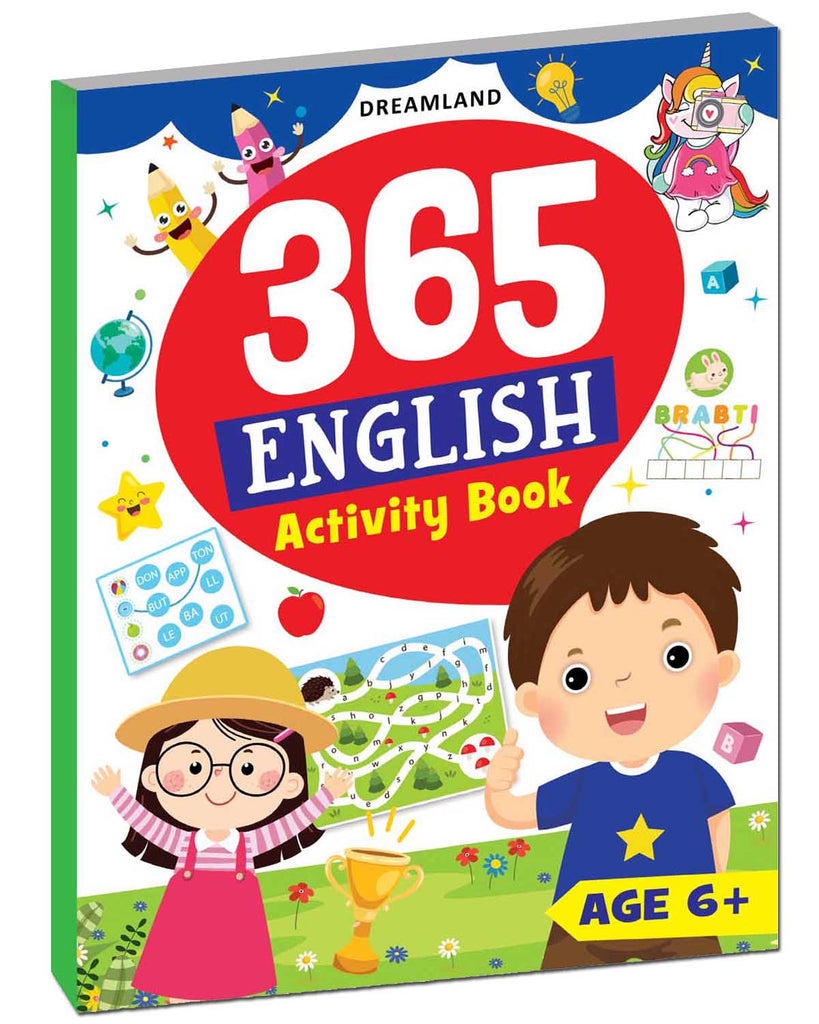 365 English Activities Book for Kids Age 6+ with Interesting Activities