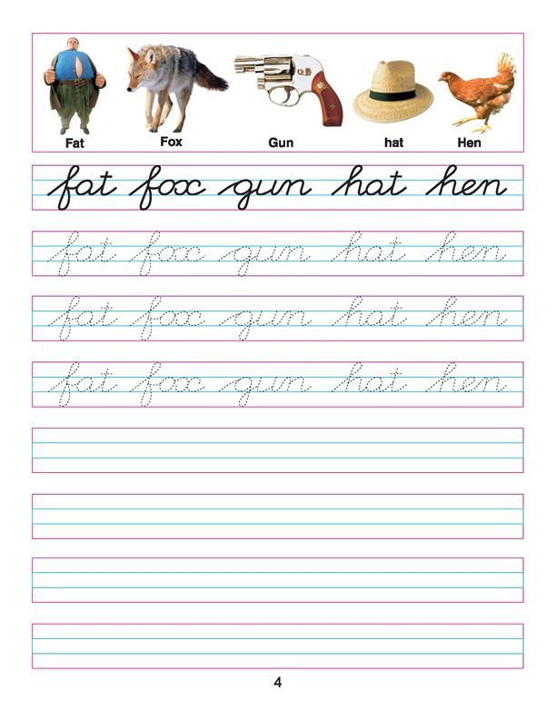 Words – Cursive Writing – Cretto