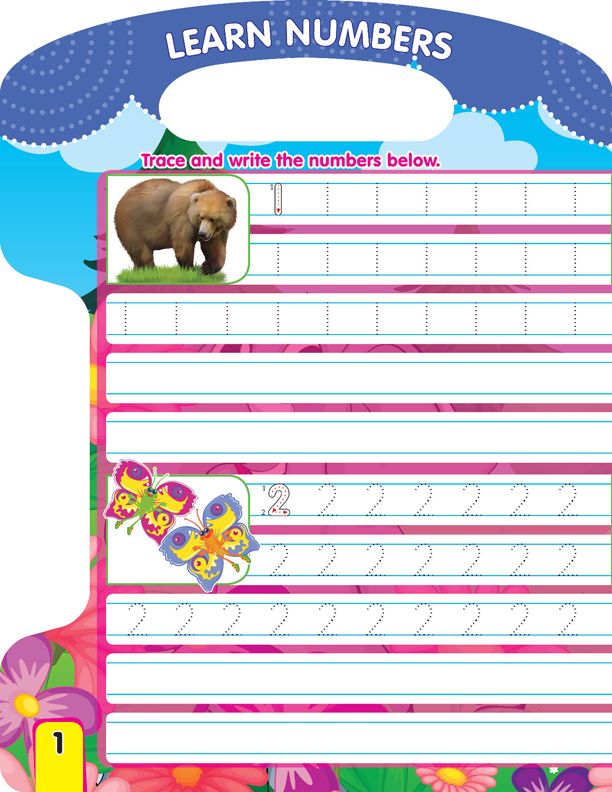 Numbers – Write and Wipe Book – Cretto