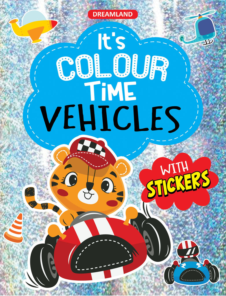 Vehicles – It’s Colour time with Stickers