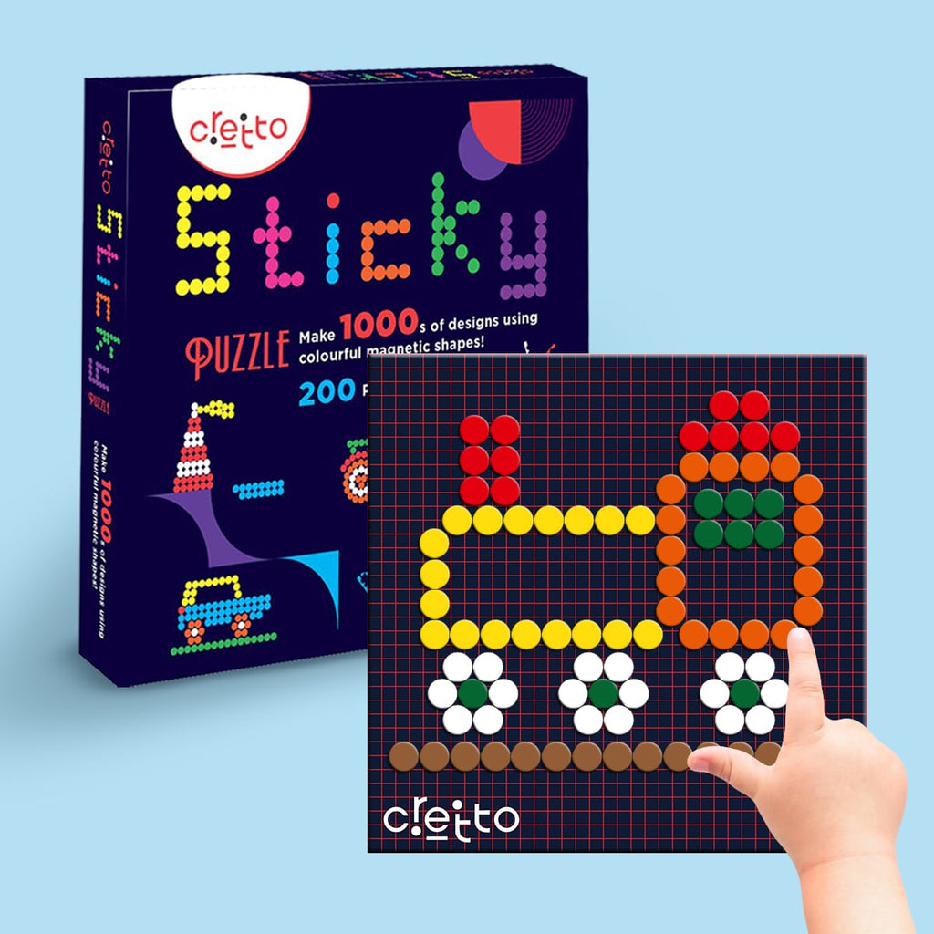 Anti-Smartphone Magnetic Puzzle to Make 1000s of Designs