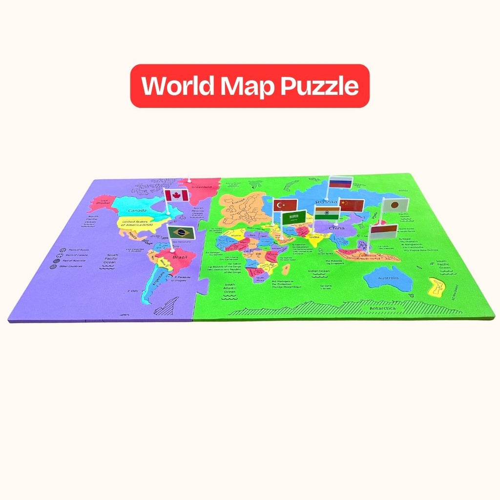 India, World & Europe Map Puzzle with Capitals - Learn Capitals and Co ...