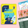 Active Brains(6-99 Years) | Erasable and Reusable Activity Mats