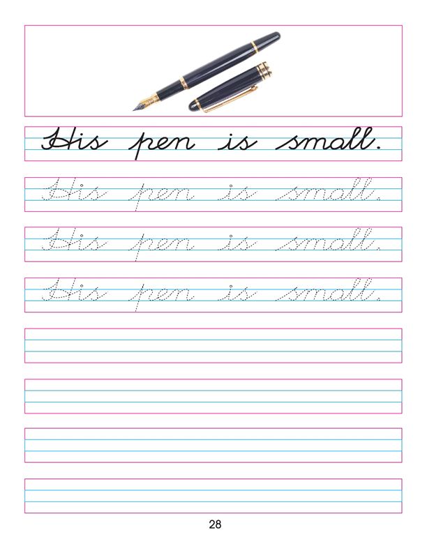 Sentences Book 3 – Cursive Writing – Cretto