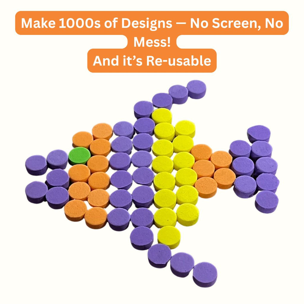 Anti-Smartphone Magic Circles Puzzle to Make 1000s of Designs