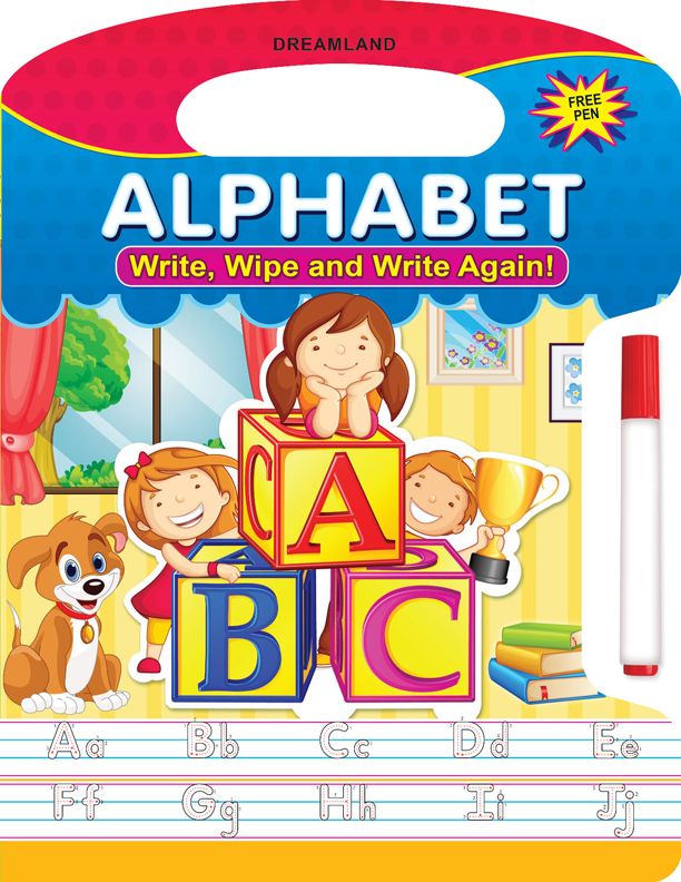 Write and Wipe Book - Alphabets