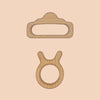 Wooden Teethers - Cloud and Bunny