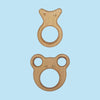 Wooden Teethers -Fish and Bear